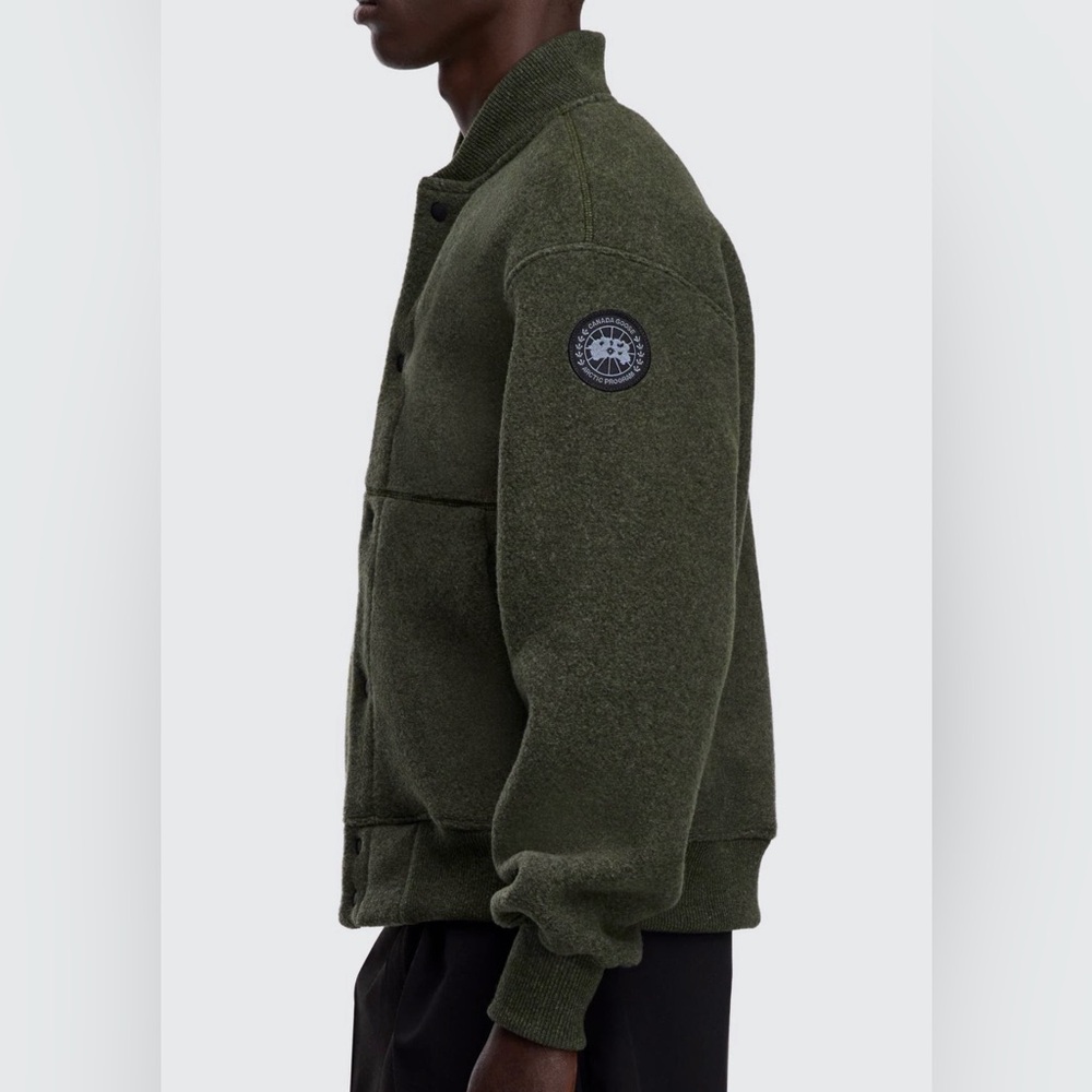 Canada goose Hudson black label fleece bomber jacket XL